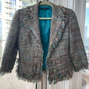 View tweed blazer
